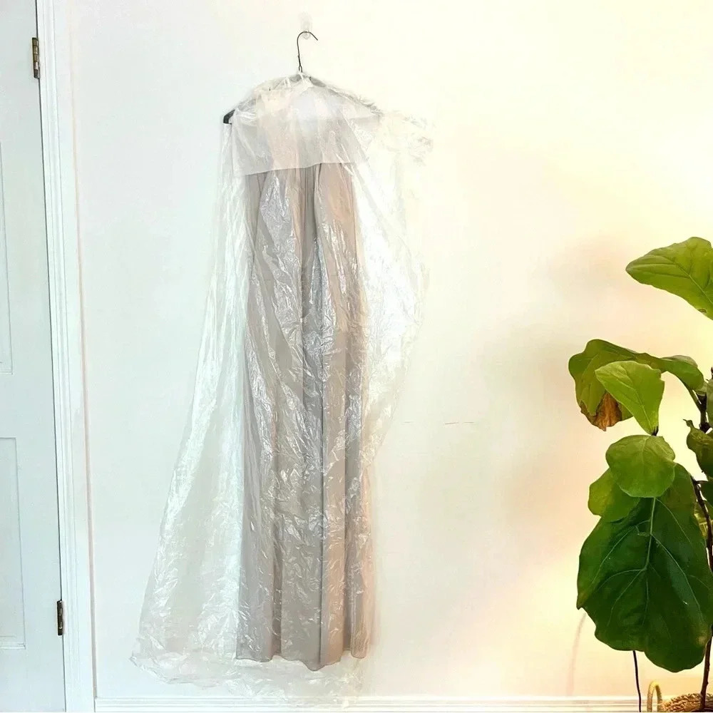 Lela Rose Dress manufactured by Dessy, style LR239, color Oyster, size 12 - Picture 6 of 8